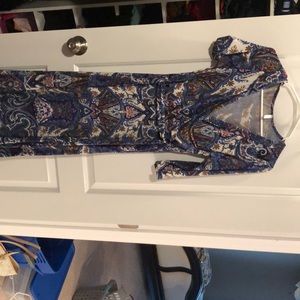 Pinkblush maternity paisley maxi